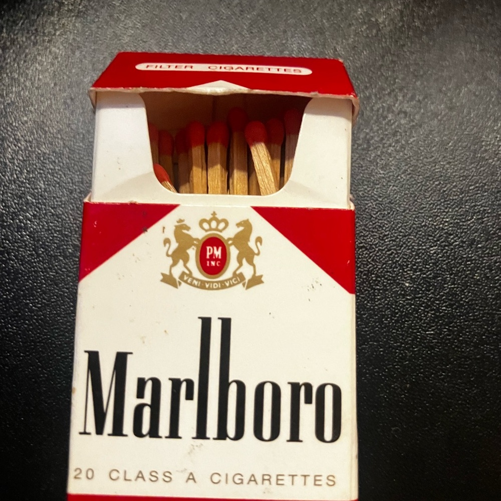 Marlboro Red and White Matchbox